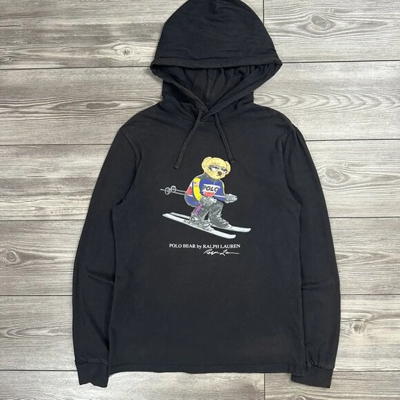 Polo Ski Bear Lightweight Hoodie | Ralph Lauren RL | Mens Size Small - Picture 1 of 6